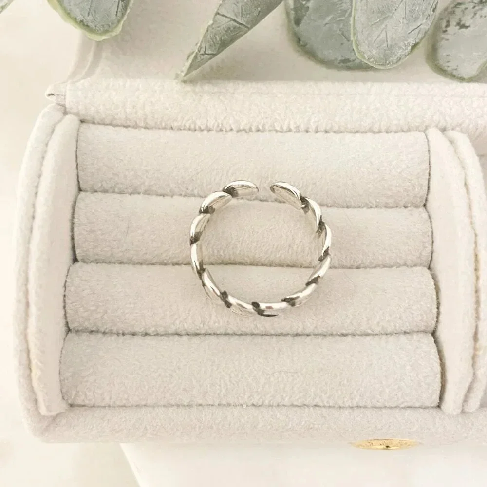 925 Sterling Silver Layer Stackable Ring Multi Layer Dainty Ring Circle Ring